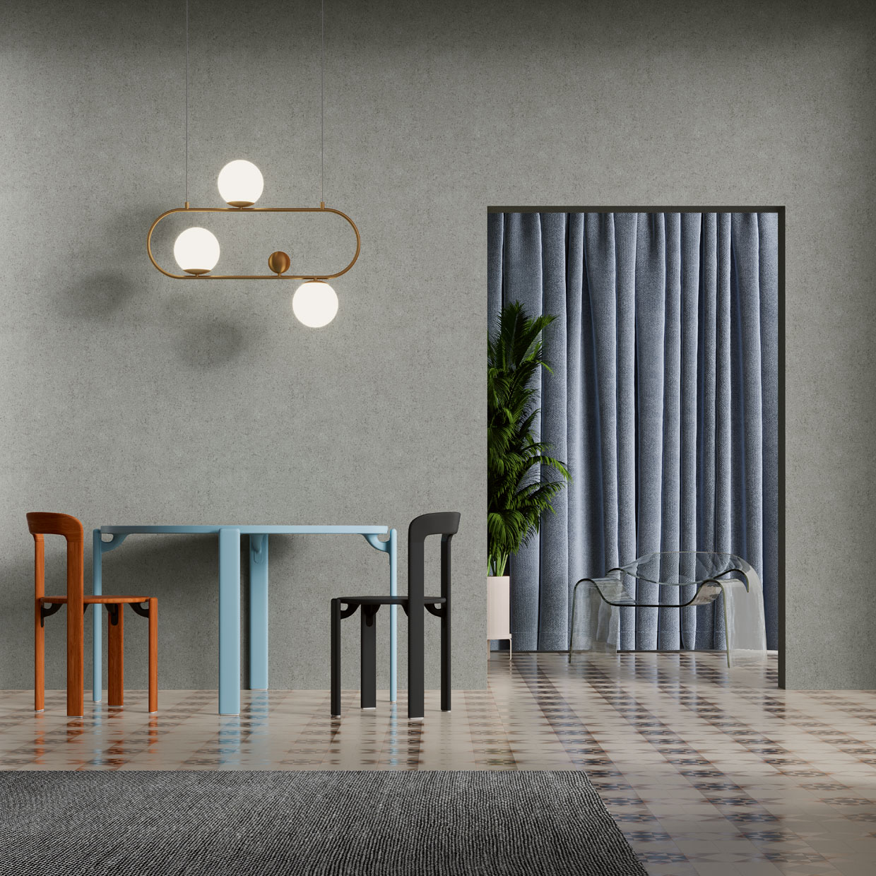 Обои Loymina Terra Granite TER3 009 10,05×1 фото в интерьере